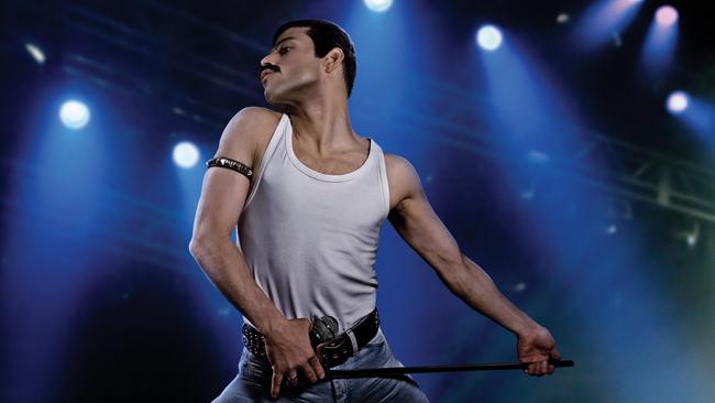 Rami Malek as the rock icon Freddie Mercury in a scene from Bohemian Rhapsody. Picture: Twentieth Century Fox