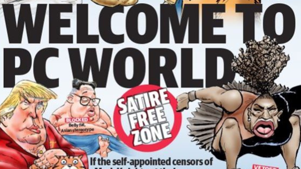 Front page slams cartoon critics