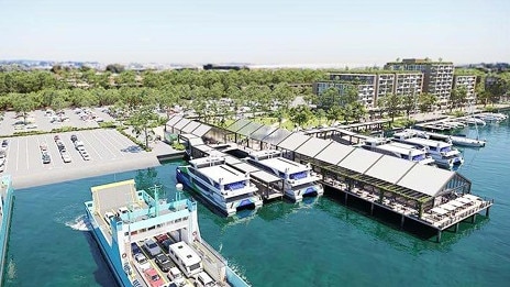 An artist’s impression of the Walker Group’s plans for Cleveland’s Toondah Harbour. Graphic: Walker Group