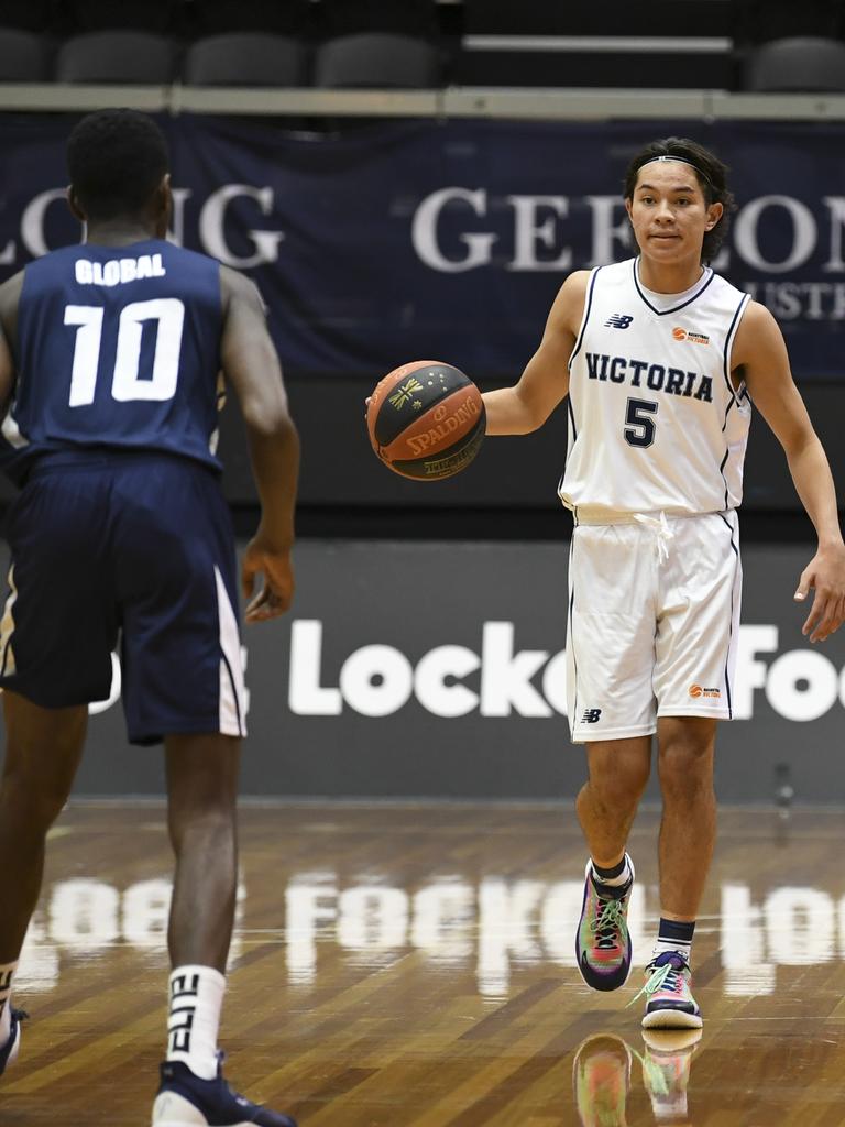 Victoria's Joel Foxwell during the Basketball Australia Under-20 National Championships earlier this year. Picture: Sports in Focus