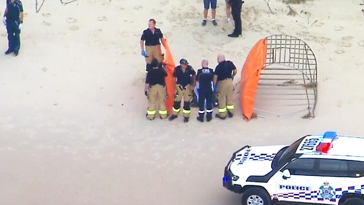 The girl was pulled from the water by police but couldn’t be saved. Picture: 7News