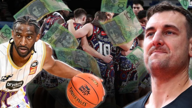 Sydney owner Andrew Bogut says the pressure is on big-spending Adelaide.