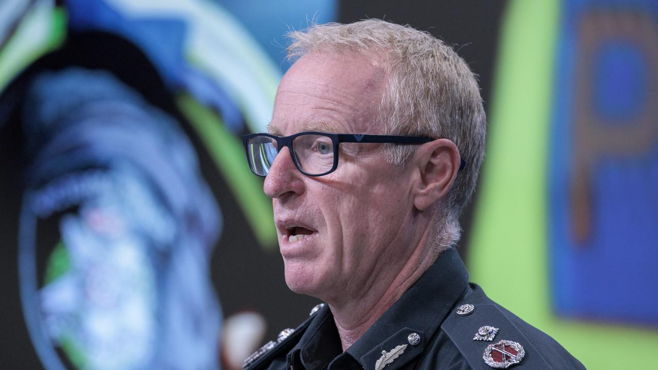Deputy Commissioner for Regional Operations Rick Nugent said violent youth crime was an ‘ongoing focus’ for police. Picture: NCA NewsWire / David Geraghty.