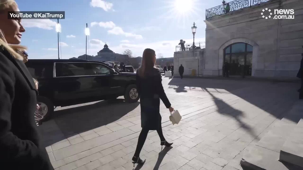 Trump’s granddaughter Kai offers inside look at historic Inauguration Day