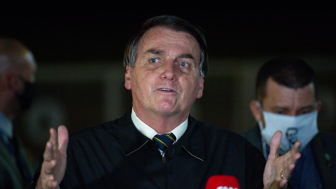 President of Brazil Jair Bolsonaro has famously compared the virus to a ‘little flu’. Picture: Andressa Anholete/Getty Images