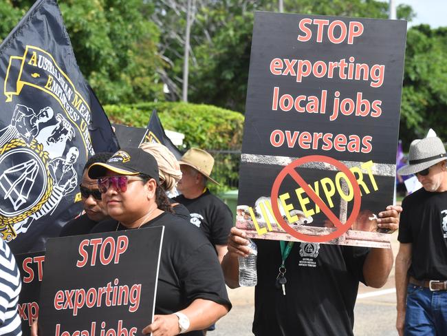 Townsville Labor Day March at Strand Park. Picture: Evan Morgan