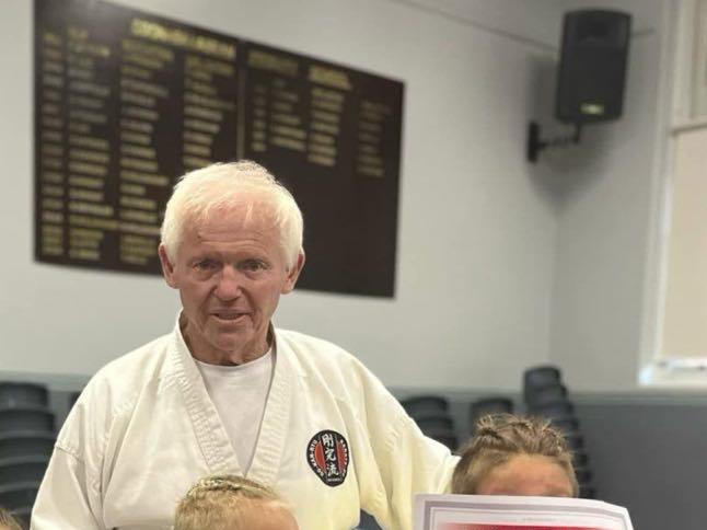*WARNING WAIT FOR LEGAL TO CONFIRM IF BLUR IS NEEDED* - Pic of two boys found dead in a Coonabarabran home Sam, 6, and his brother Max, 7, with their karate instructor Peter. Pic: Supplied