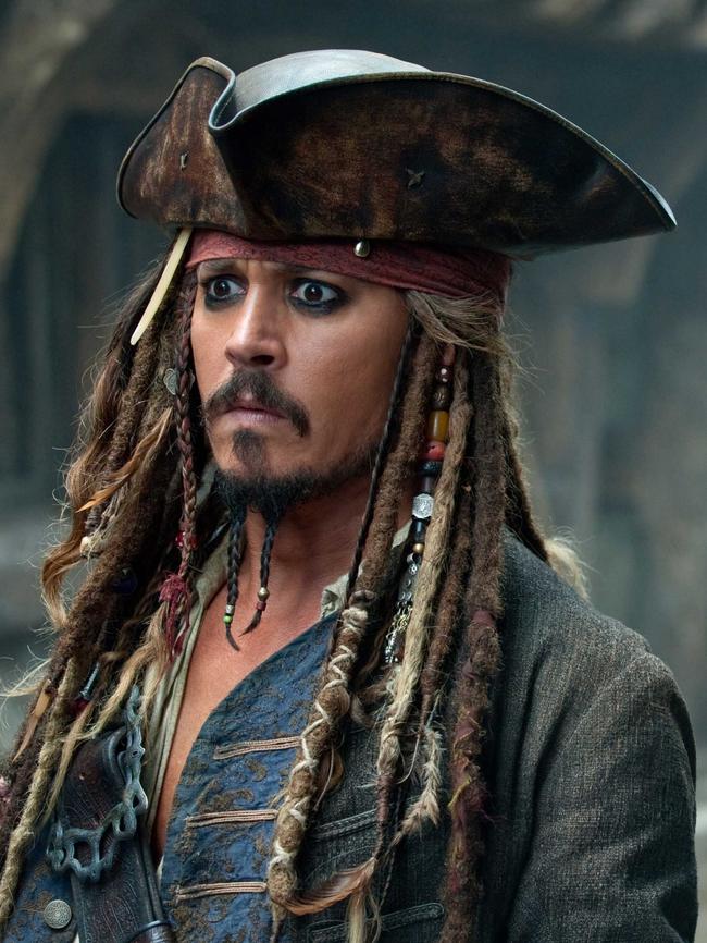 Depp made Captain Jack Sparrow legend. Picture: Supplied