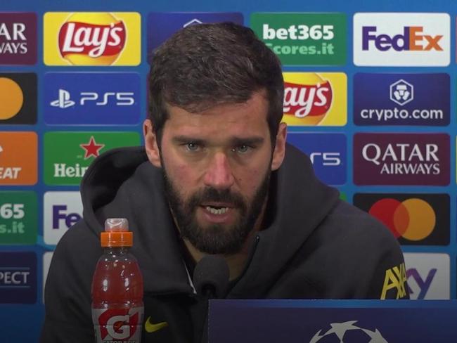 Liverpool goalkeeper Alisson Becker wants player input into football calendar