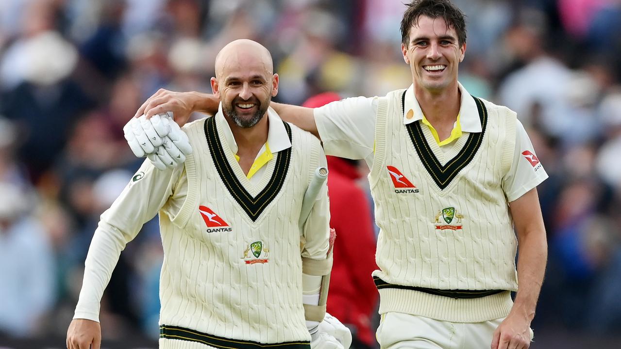 Lyon and Pat Cummins were the heroes this time around. Picture: Stu Forster/Getty Images