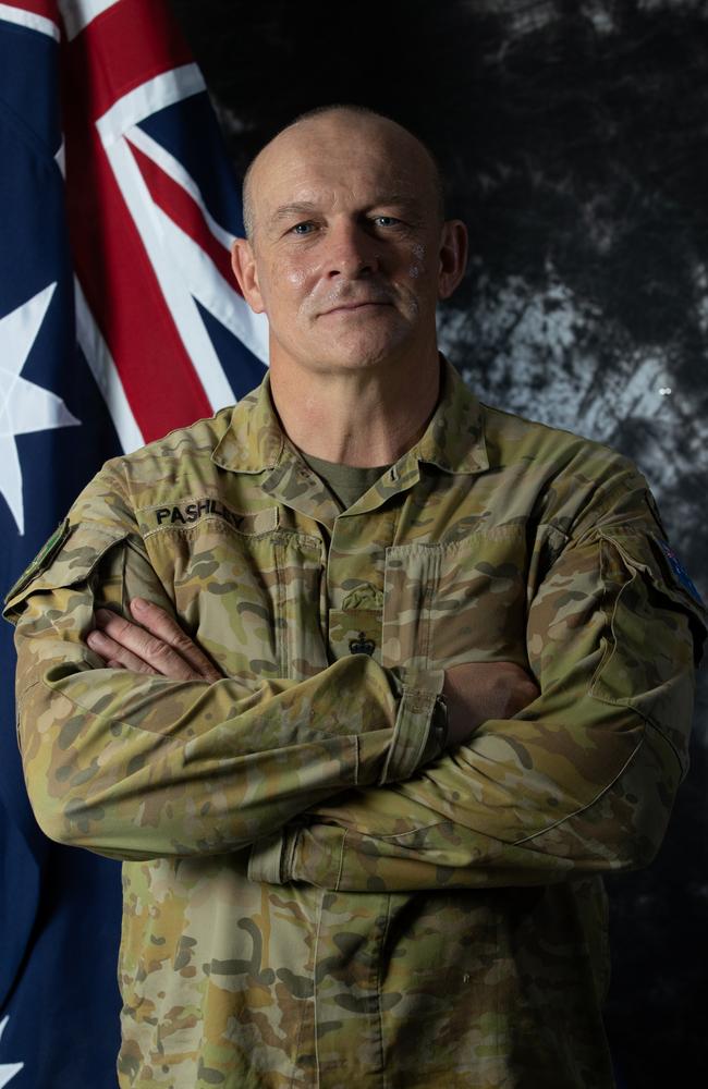 First Brigade commander Brigadier Doug Pashley.
