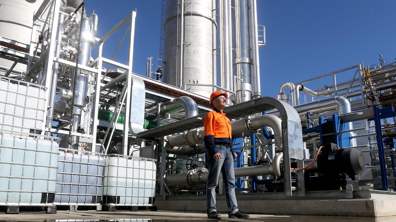 The Torrens Island gas-fired power station. It was due to be mothballed this year, but operators have asked to postpone those plans. Picture: Kelly Barnes/The Australian