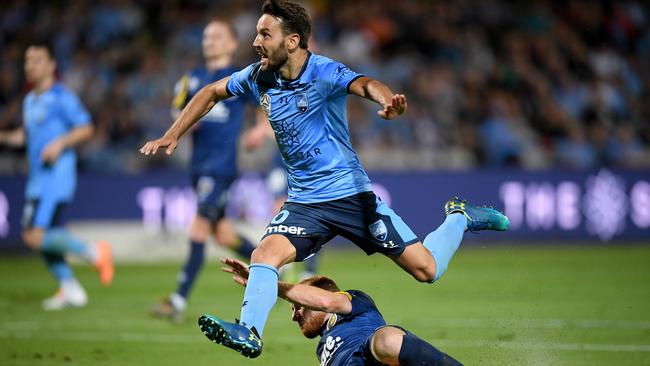 Sydney FC midfielder Milos Ninkovic says the extra workload and travel for the Asian Champions League might not be the best thing for him. Picture: AAP