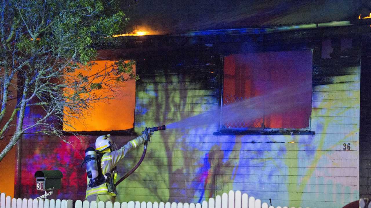 Doyle St house destroyed by fire. Thursday, 20th Aug, 2020.