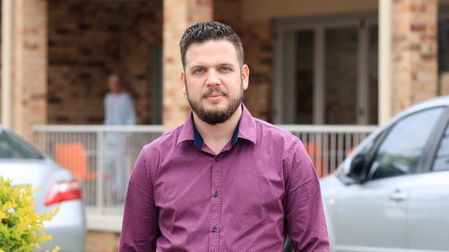 Cotlew Manor manager Lee Tsiboukas says is unable to stop residents from visiting local shopping centres and that they aren’t asking for money because they are hungry because they are served 6 meals a day. Pic Tim Marsden