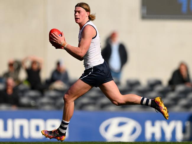 Harley Reid is tipped to go at pick 1 in the draft. Picture: Morgan Hancock/AFL Photos via Getty Images