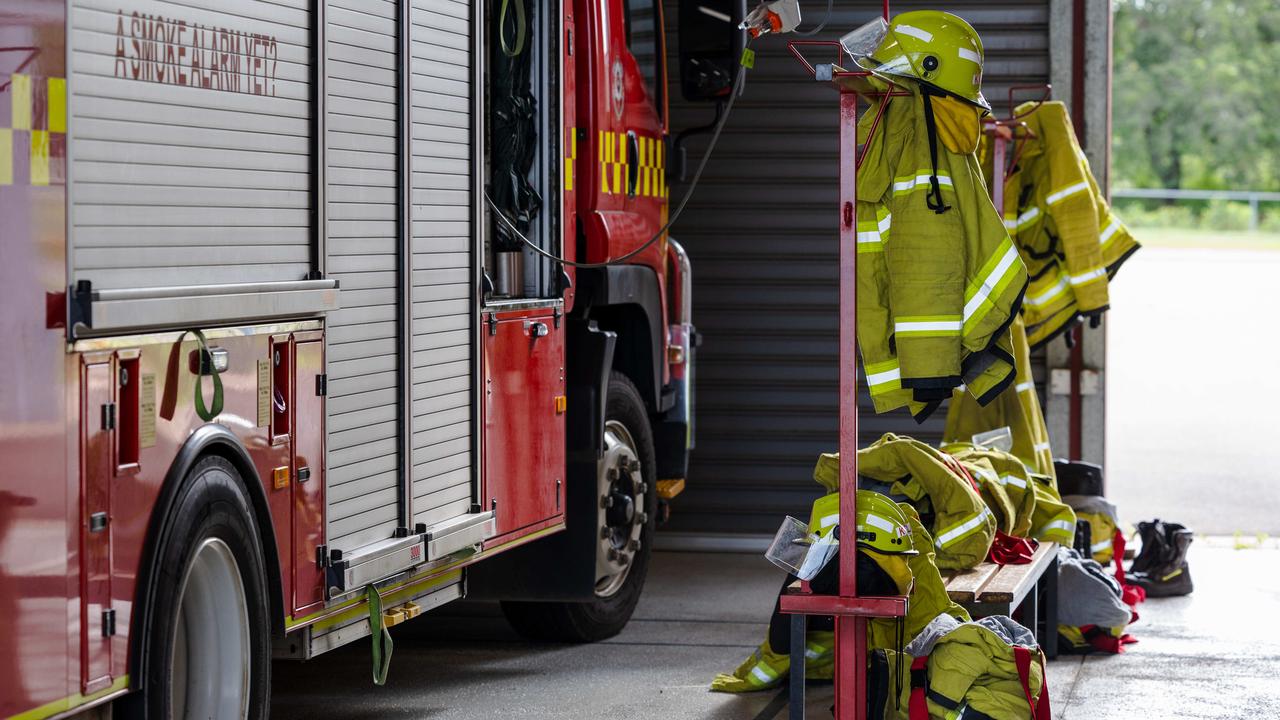 Fire behind Howard Springs servo, motorists urged to stay clear