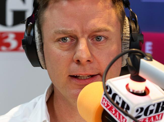 SYDNEY, AUSTRALIA -JUNE 05 2020; Ben Fordham in the 2GB Studio with new Panel producer Ryleigh Geddes in Sydney, Australia on JUNE 05 2020. Photo by Gaye Gerard/ Daily Telegraph