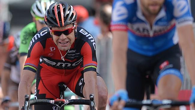 Losing ground ... Australia&#39;s Cadel Evans has slipped to third in the Giro d’Italia.