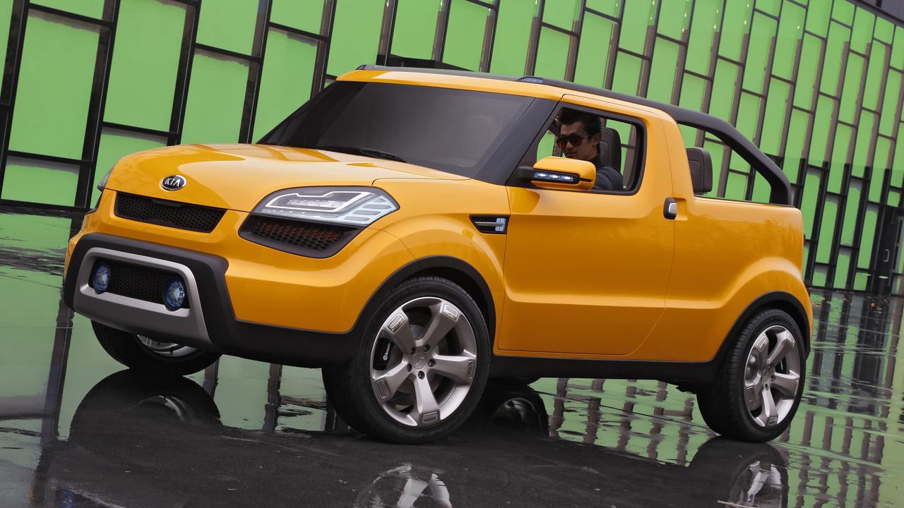 Kia turned its hand to a ute based on the Soul crossover in 2009.