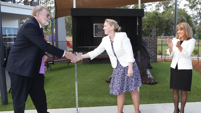 Education minister Kate Jones opened the campus at Pimpama yesterday.