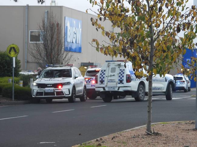 About five cars attended the scene in Morwell. Picture: Supplied/LVI&amp;CA