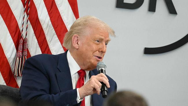 US President Donald Trump remains defiant about implementing his tariffs. Picture: AFP