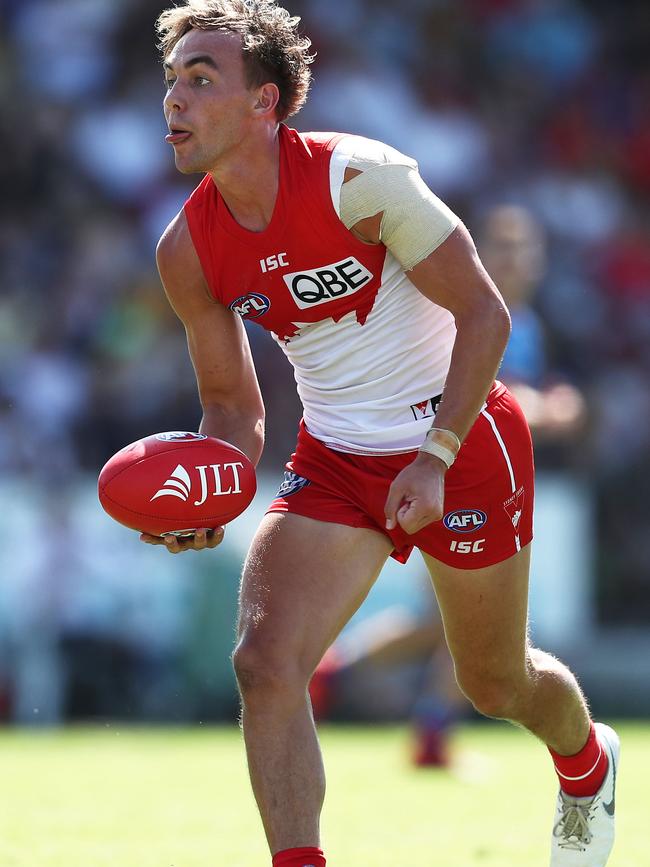 Ryan Clarke found plenty of the football against the Suns in the second week of the JLT Series