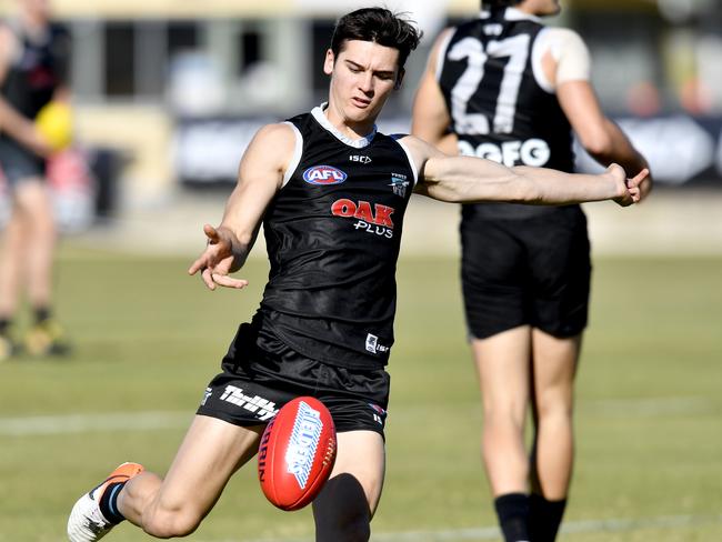 It’s time to move Port young gun Connor Rozee on. Picture: AAP