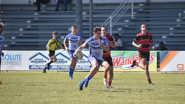 Tom Duffy in Ignatius Park's round five clash with Rockhampton Grammar School in the Aaron Payne Cup, July 28, 2021. Picture: Matthew Forrest