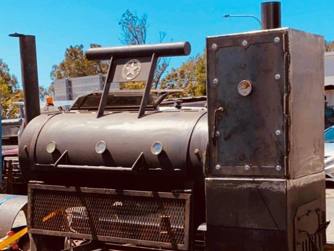 Todd Attfield’s smoker will be set up in the nursery garden at the Grounds Collective Bucasia cafe. Photo: Todd Attfield