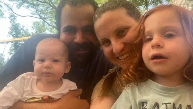 Yarden and Shiri Bibas with their sons Kfir, left, and Ariel. Picture: Supplied