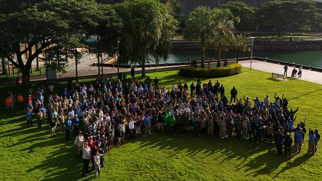 Group photo at the North Australia Savanna Fire Forum 2025. Picture: ICIN / Supplied.