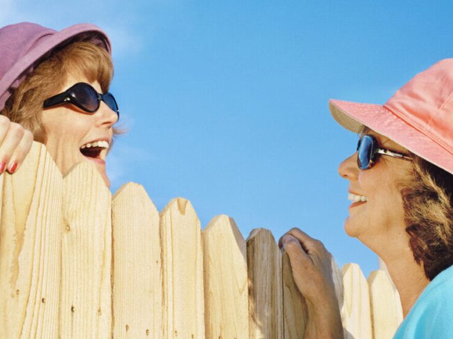 As the song says, everybody needs good neighbours. Picture: Getty Images