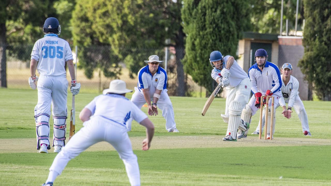 Brian May bats for Wests. Picture: Nev Madsen.