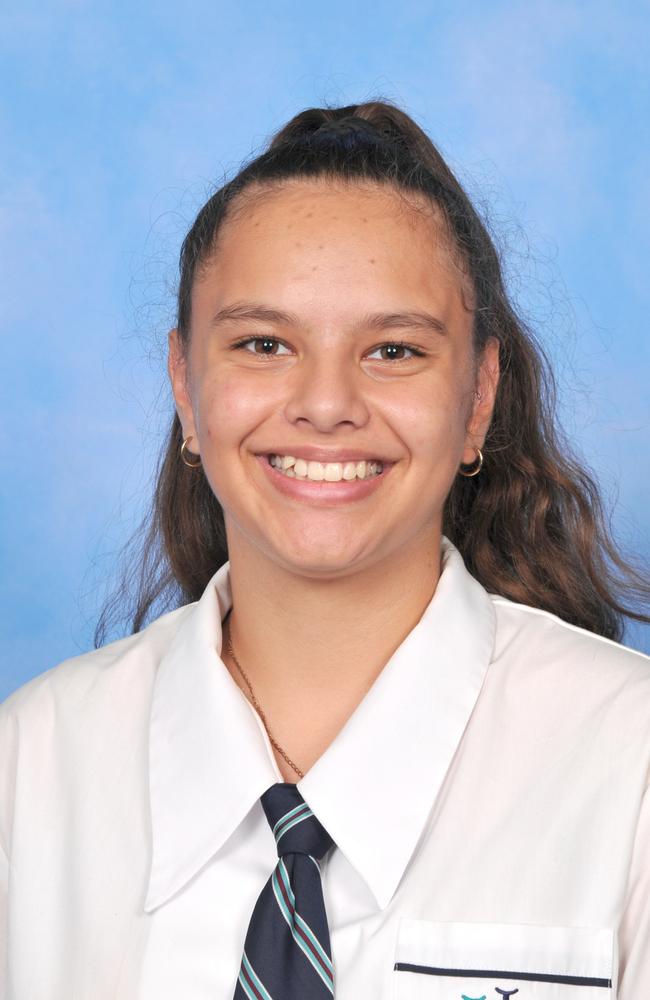 Taylah Anthony, Calamvale Community College, school captain.