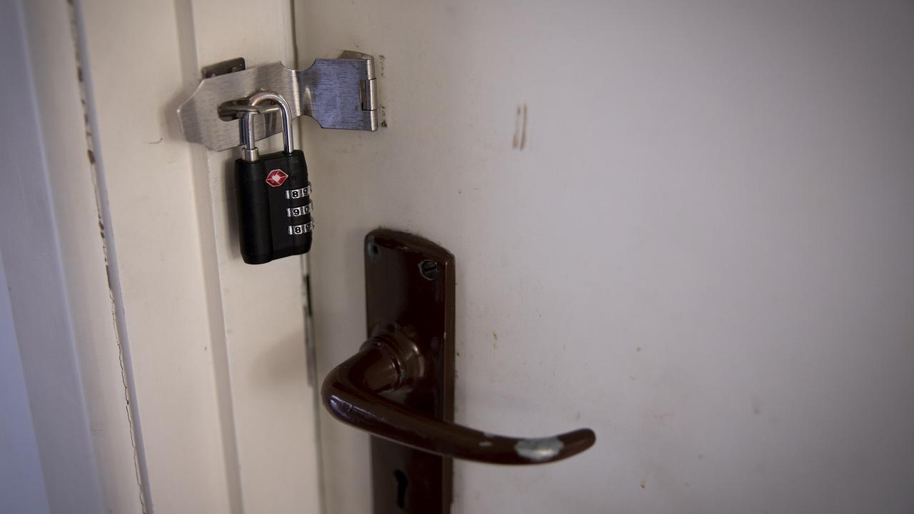 The tenant put padlocks on every bedroom door. Picture: Dean Purcell/NZ Herald