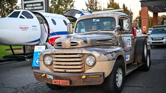 More than 240 car enthusiasts have taken part on the 35th Outback Car Trek, an 11-day fundraising event for the Royal Flying Doctor Service. Photo: RFDS