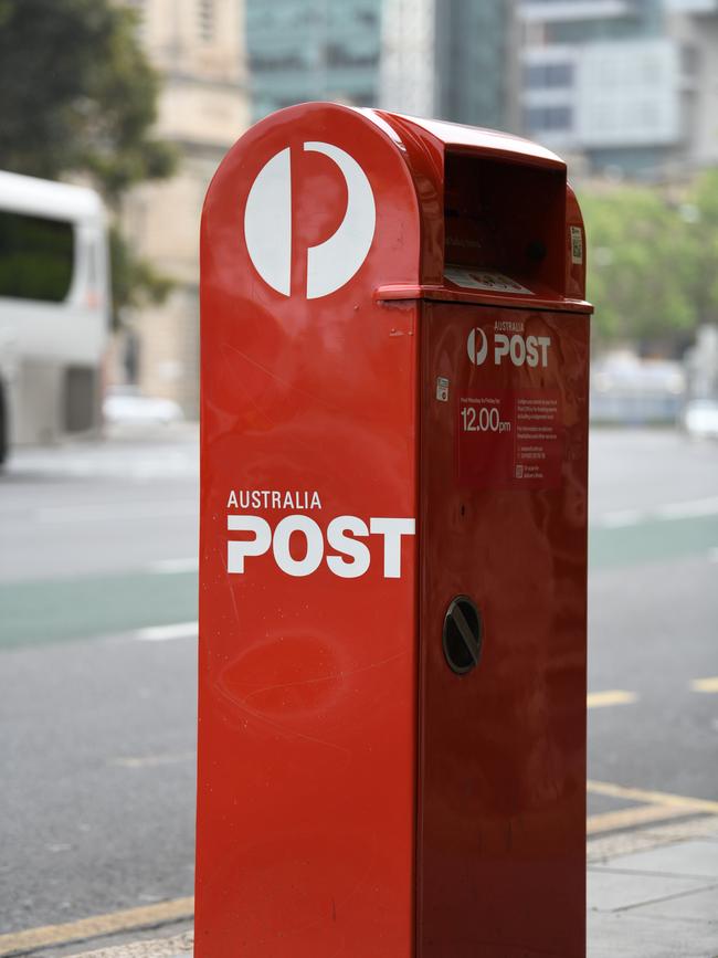 A witness reported seeing an Australia Post driver leave the scene moments earlier. Picture: NCA NewsWire / Naomi Jellicoe