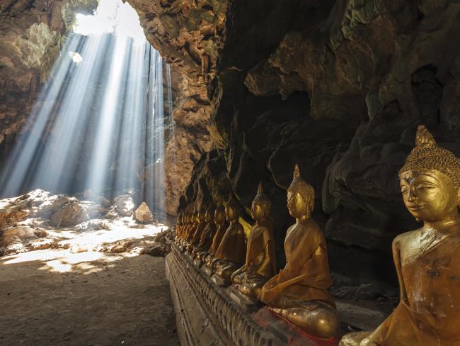 A breathtaking unidentified Buddhist cave in Thailand. Picture: Thinkstock 