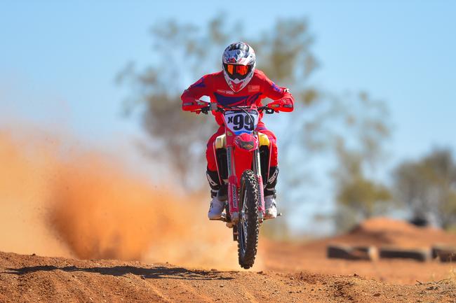 Jack Dooley-McDonnell finished third in prologue in the 2019 Tatts Finke Desert Race. Pic: MATT HENDERSON