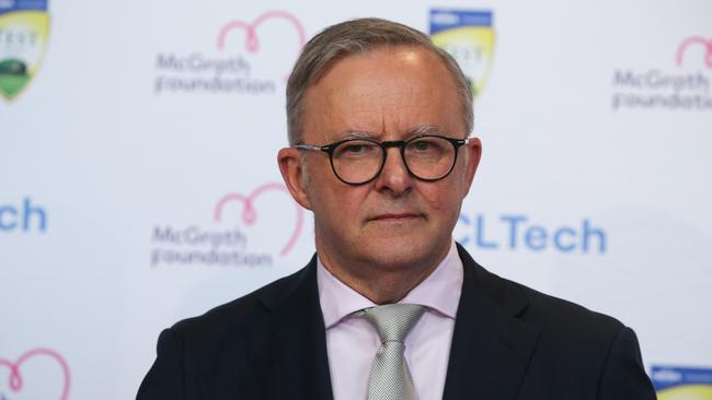 Earlier in the day, Prime Minister Anthony Albanese had put the country’s grocery chains on notice if they failed to pass on lower prices to consumers. Picture: NCA Newswire/ Gaye Gerard