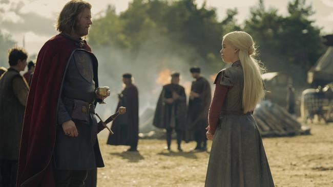 A scene from episode three of Foxtel's House of the Dragon. Pictur: HBO