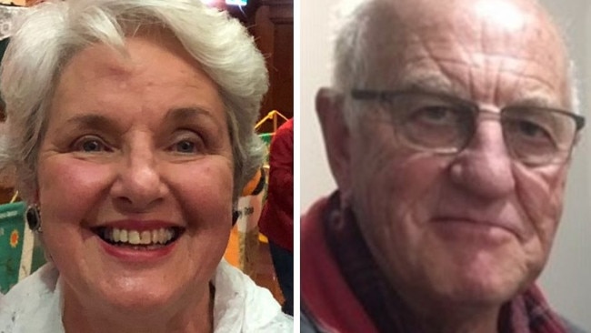 Carol Clay and Russell Hill - missing Melbourne campers.