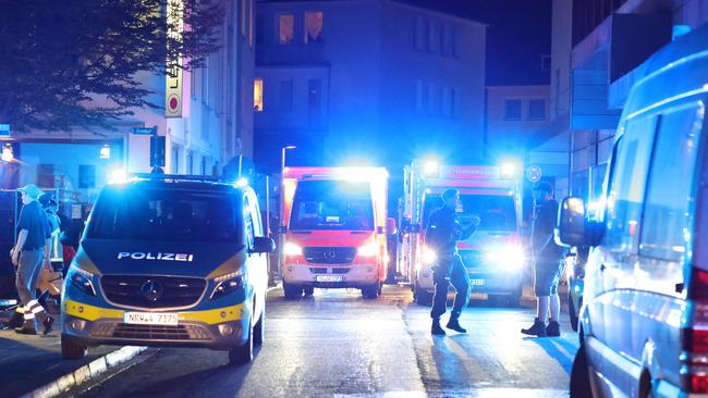 At least three people have been killed in the horror attack. Picture: AFP.