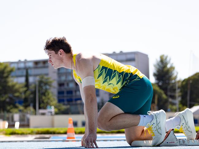 Australian sprinter Lachlan Kennedy has thrown the gauntlet down to Gout Gout.