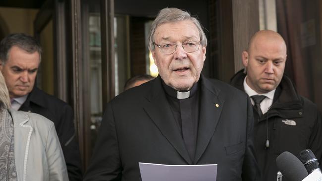 Cardinal George Pell in Rome. Picture: Ella Pellegrini