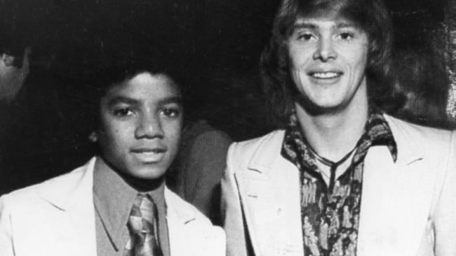 John Farnham with Michael Jackson in 1973.