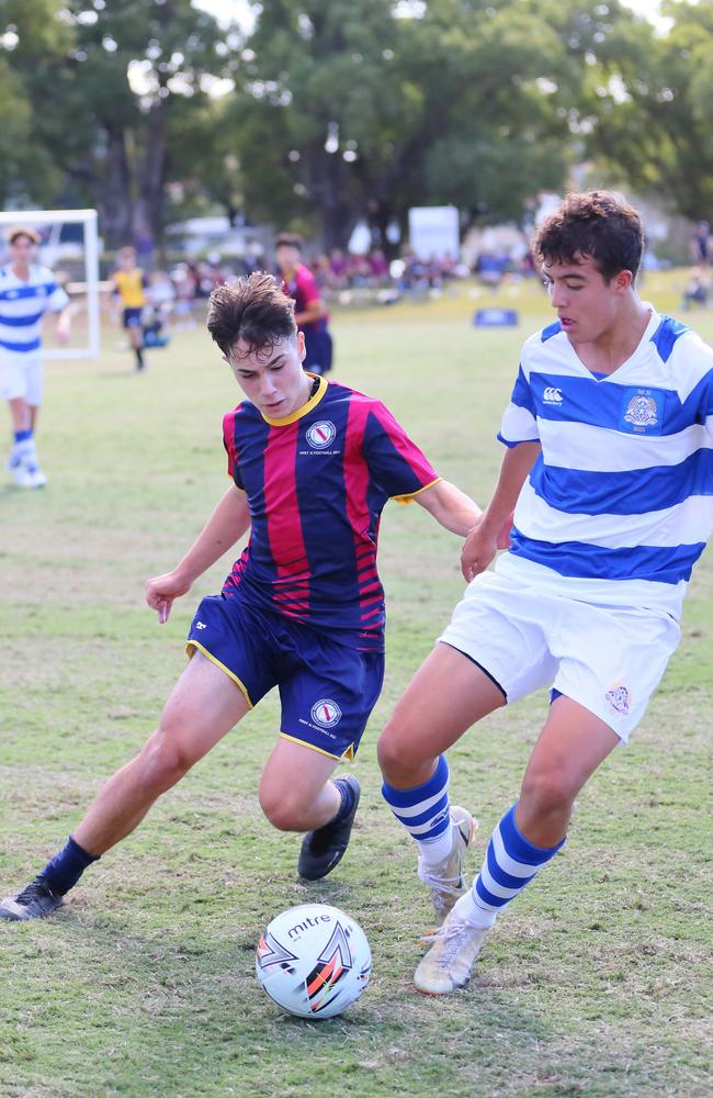 GPS First XI football action. Picture: George Galanos.