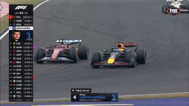 Max snatches late pass on Charles!